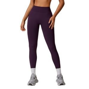 Seamless Workout Leggings - High Waist Tummy Control Booty Lifting Pants for Women, Quick-Dry & 4-Way Stretch（7318）