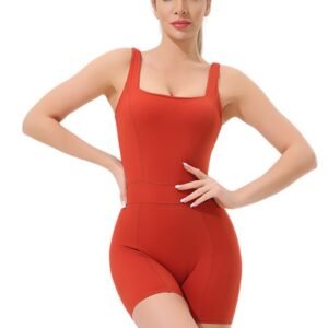 Women’s High - End Quick - Dry Yoga Jumpsuit | Built - in Bra, Body - Contouring, Wholesale Ready（ ENY305）