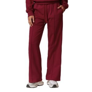 Women's Spring High - Waisted Loose Sports Sweatpants: Pocketed, Straight - Leg Casual & Versatile Athletic Pants 8933
