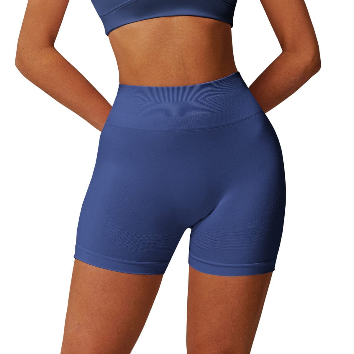 Seamless High - Waisted Yoga Shorts for Women （7725）
