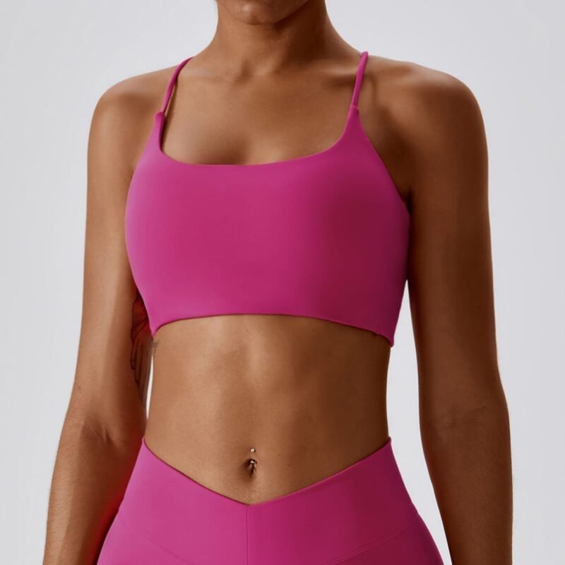 Summer Shock - Absorbing Naked - Feeling Yoga Bra - Ideal for Running, Fitness, and Outdoor Wear（8233）