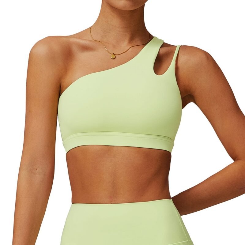 Seamless Strappy Yoga Sports Bra (6425)