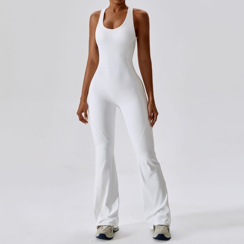 Abundant Stock! European and American - style Quick - Dry Tight - Fitting Yoga Jumpsuit CLT8117