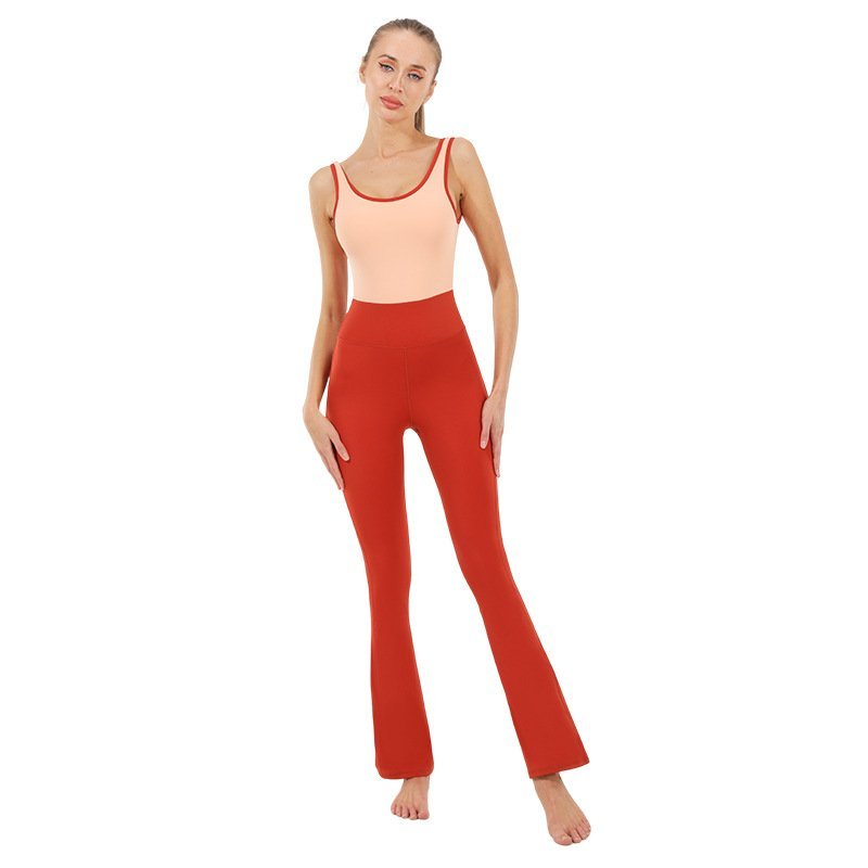 Women's Micro - Flare One - Piece Yoga Set: Elevate Your Fitness Style( ENY251) - 图片 6