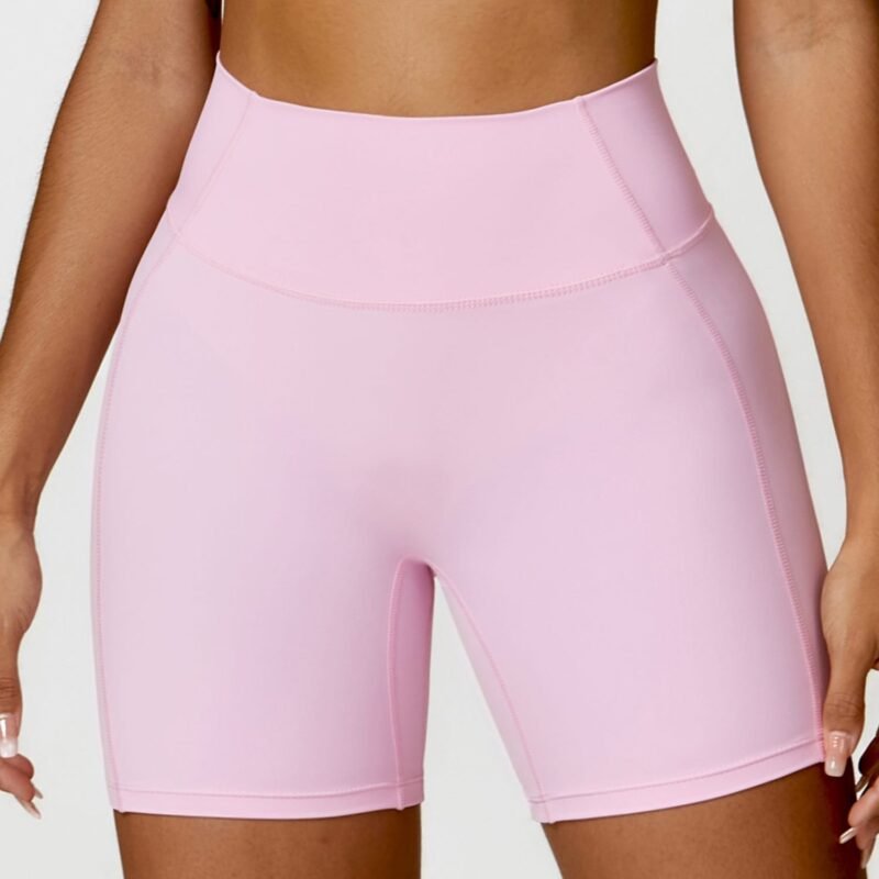 European and American - Style High - Waisted Butt - Lifting Yoga Shorts for Women（ 8503）