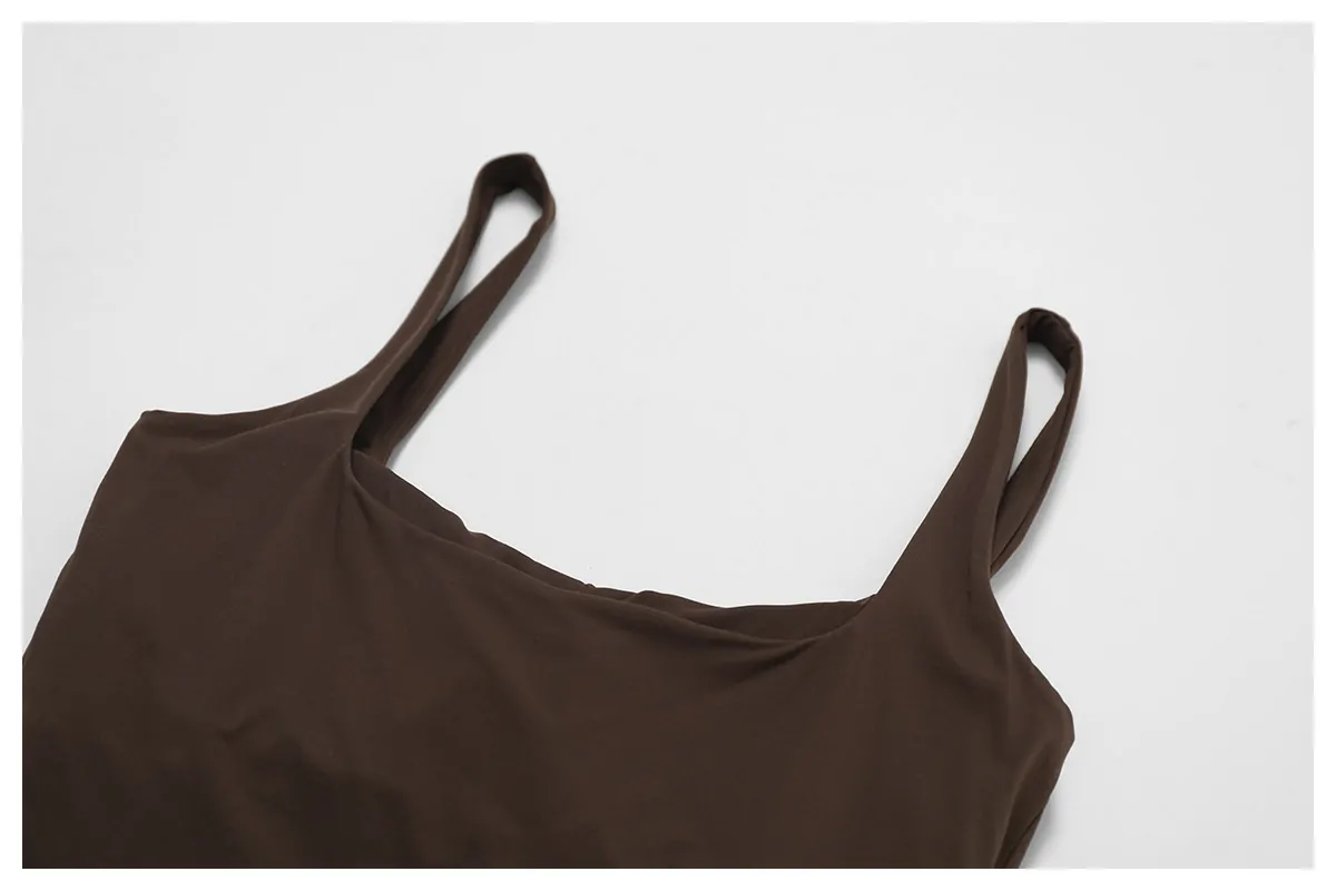 Slim Fit Racerback Tank Top for Women - Quick Dry Workout Vest Wear Alone for Yoga, Gym & Running(8933) - 图片 11