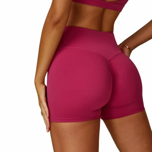 Women's Tight Cloud-Like Yoga Shorts - High-Waisted, Butt-Lifting, Suitable for Outer Wear, Running & Fitness-ZC-8047