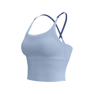 Seamless Racerback Tank Top with Built-in Bra - Supportive & Naked Feel Workout Vest for Women