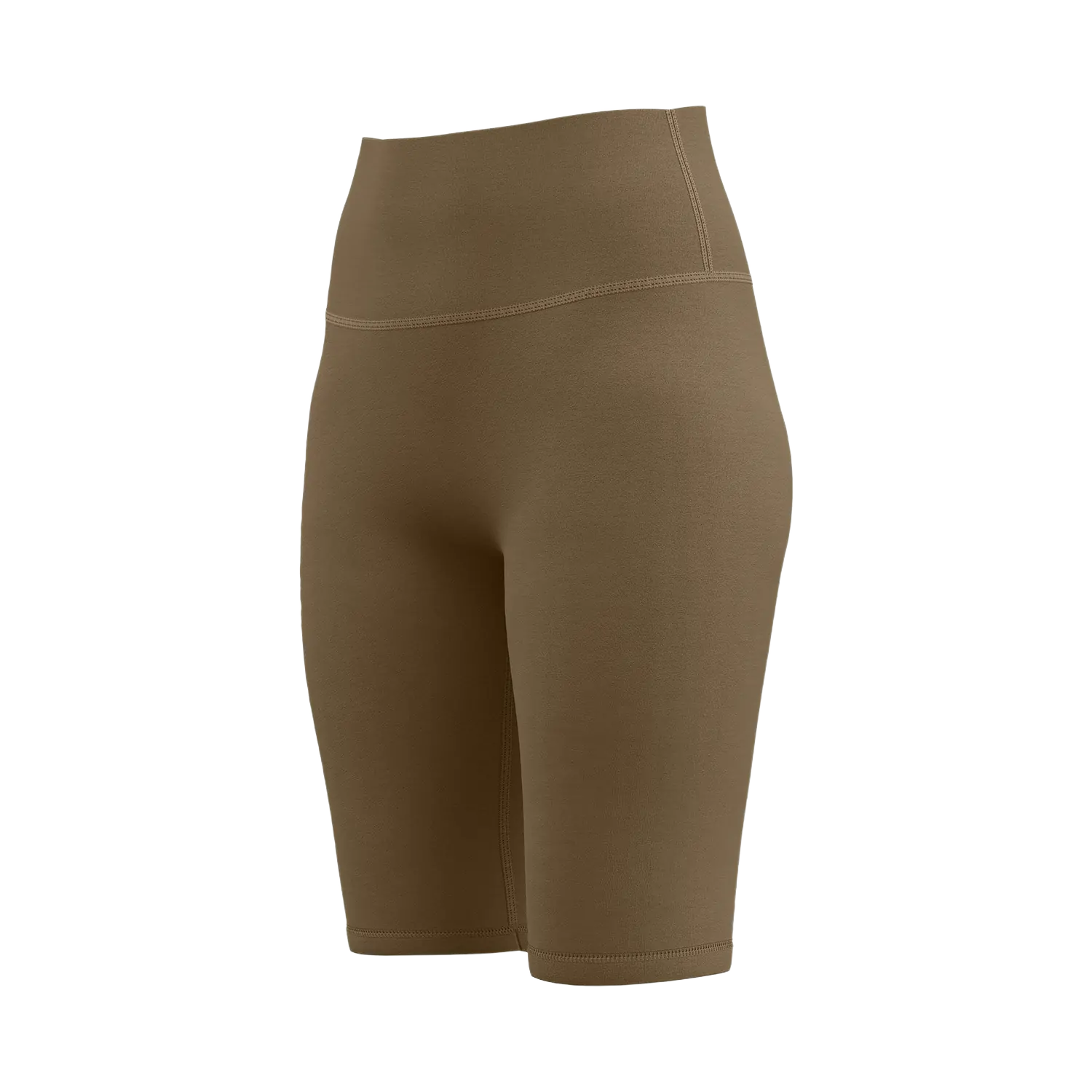 High Waisted Workout Shorts for Women - No Front Seam & Tummy Control Yoga Shorts