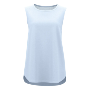 Women's Loose Fit Workout Tank Top - Mesh Insert Yoga Vest for Running & Fitness