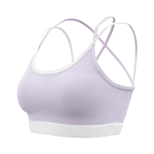 Women's Cross Back Sports Bra - Supportive Workout Top for Yoga & Fitness