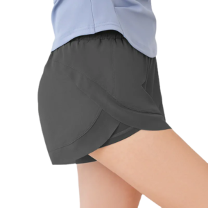 Women's 2-in-1 Running Shorts with Anti-See Through Design – Breathable Mesh Fitness Shorts with Pockets