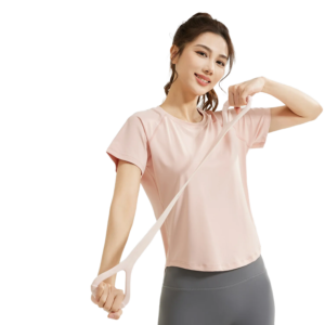 Women's Loose Fit Workout Cover Up - Breathable Mesh Insert T-Shirt for Yoga & Leisure