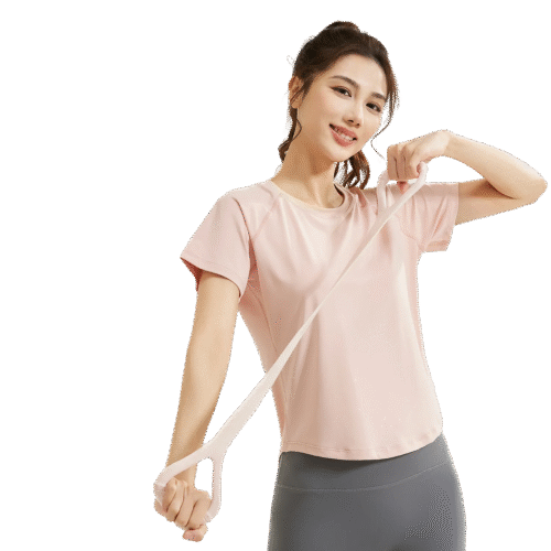 Women's Loose Fit Workout Cover Up - Breathable Mesh Insert T-Shirt for Yoga & Leisure