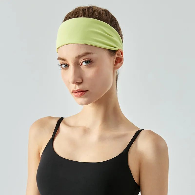Wide Sports Headband for Women - Breathable Absorbent Sweat Wicking Headwrap for Gym, Yoga & Running - 图片 7