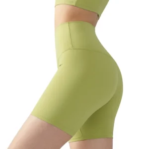 4-Inch Workout Biker Shorts for Women - LYCRA® High Waisted Squat-Proof Gym Shorts for Cycling & Yoga