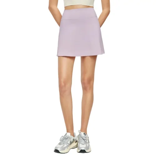 Women's Tennis Skirt with Built-in Shorts - High Waisted Workout Skort for Yoga, Gym & Athletics