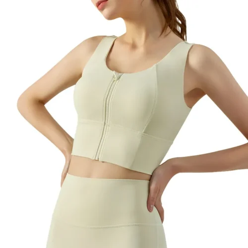 Women's Front Closure High Impact Sports Bra - Shockproof Maximum Support for Running & Fitness