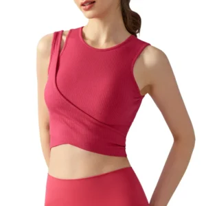 Color-Block 2-in-1 Training Tank - Built-In Bra & Street-to-Studio Versatile Design