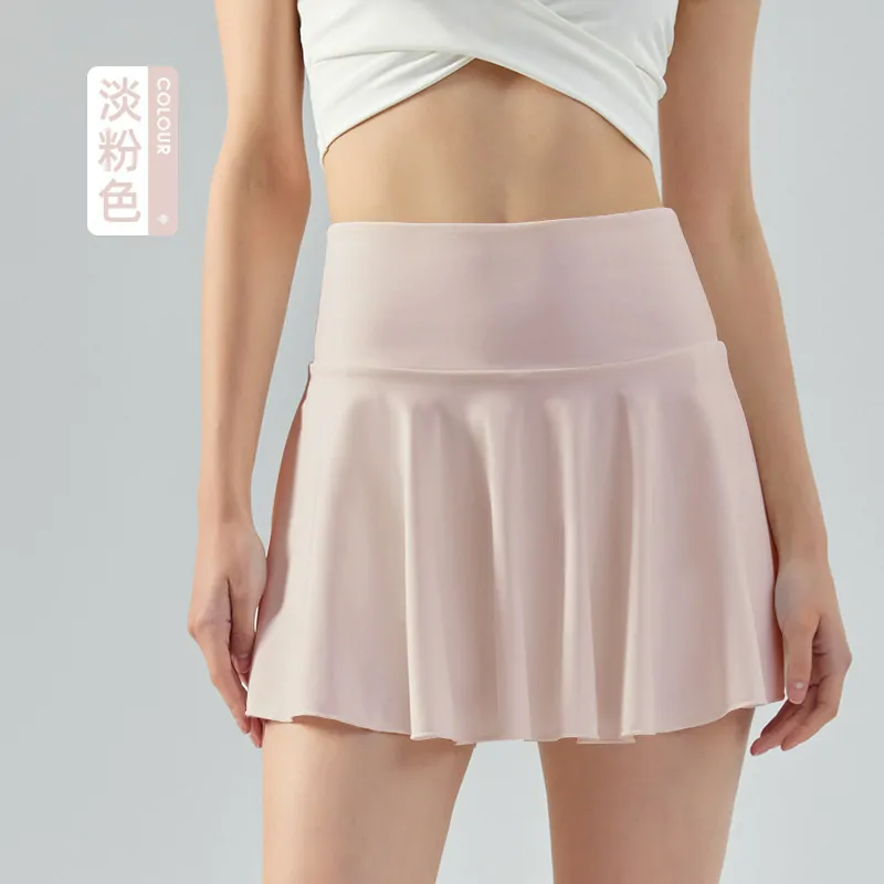 High Waisted Athletic Skort for Women - 2-in-1 Flowy Tennis Skirt with Built-in Shorts for Yoga & Gym - 图片 5