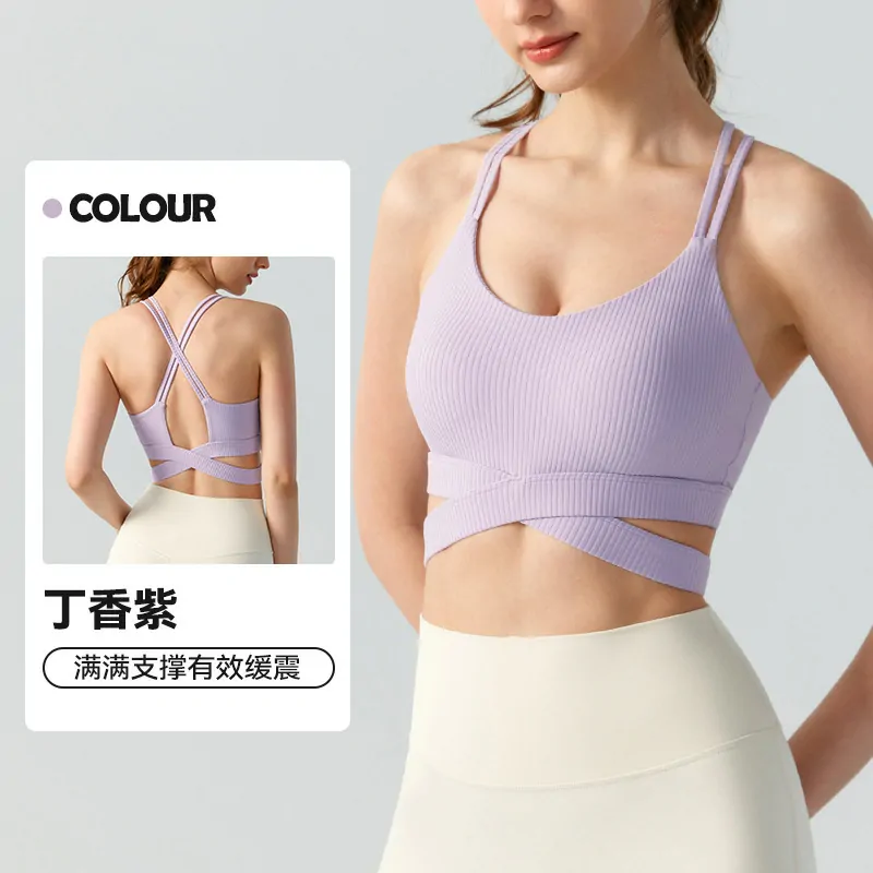 All-in-One Fitness Tank: Built-In Medium-Support Bra & Sweat-Wicking - 图片 4