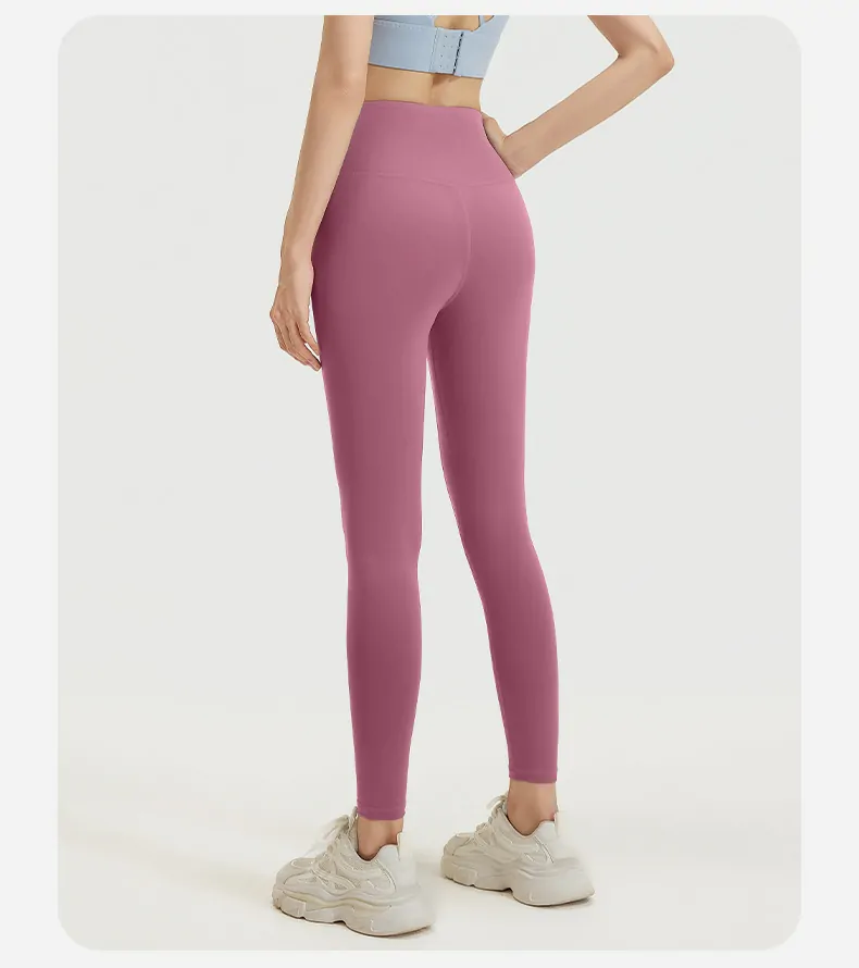 Women's High Waisted Workout Leggings - Tummy Control & Booty Lifting Fitness Yoga Pants - 图片 2