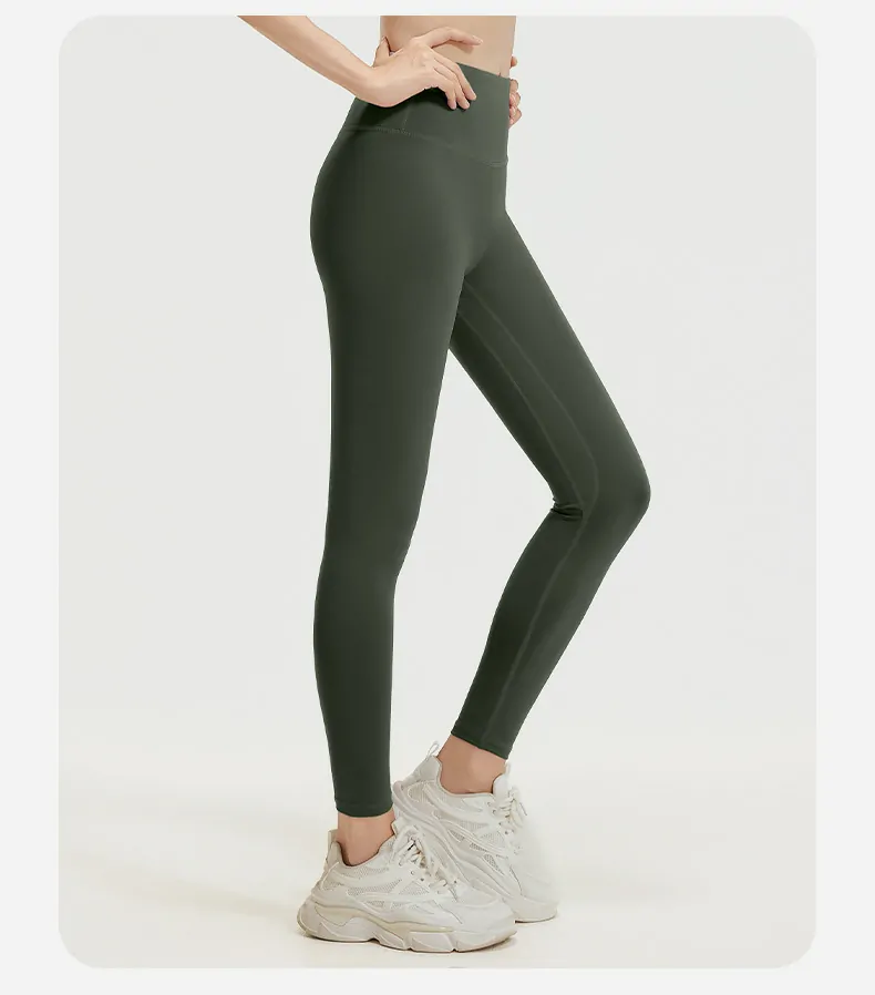 Women's High Waisted Workout Leggings - Tummy Control & Booty Lifting Fitness Yoga Pants - 图片 21