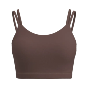 Seamless Racerback Sports Bra - Double Thin Strap Design for Medium Support & Flexible Movement