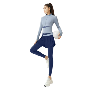 Naked Feel 2-Piece Workout Set - Slim-Fit Training Outfit for Gym, Yoga & Running