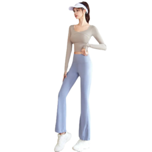 High Waisted Flared Yoga Pants - Booty Lifting & Tummy Control for a Flattering Silhouette