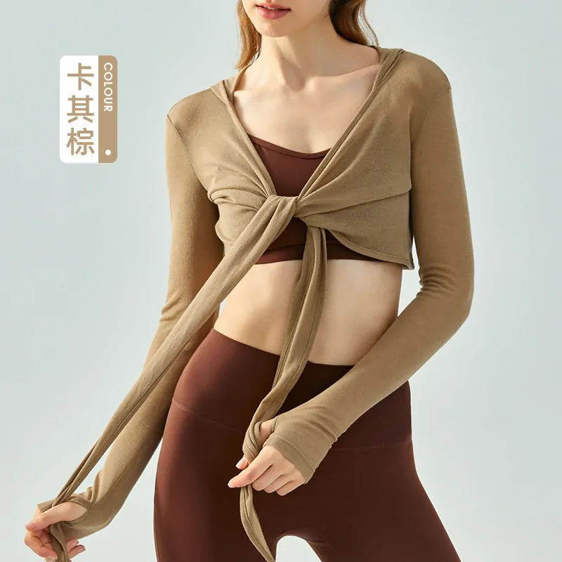 Hooded Duster Wrap: A Tie-Front Layer with a Relaxed, Draped Silhouette - 图片 2