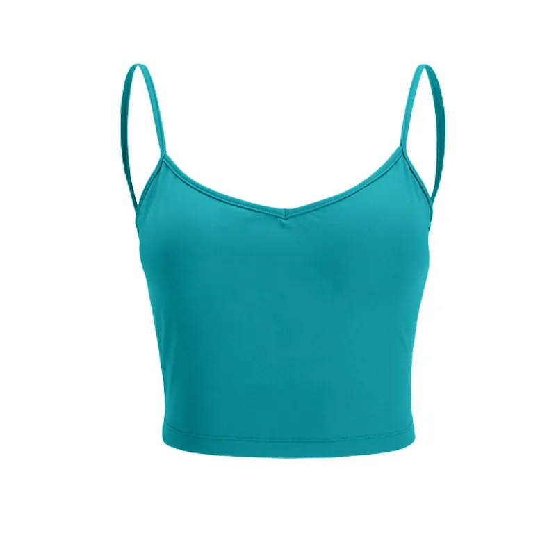 Crisscross Back Sports Bra: Enhanced Support with Sweat-Wicking Fabric for Yoga & Training - 图片 5