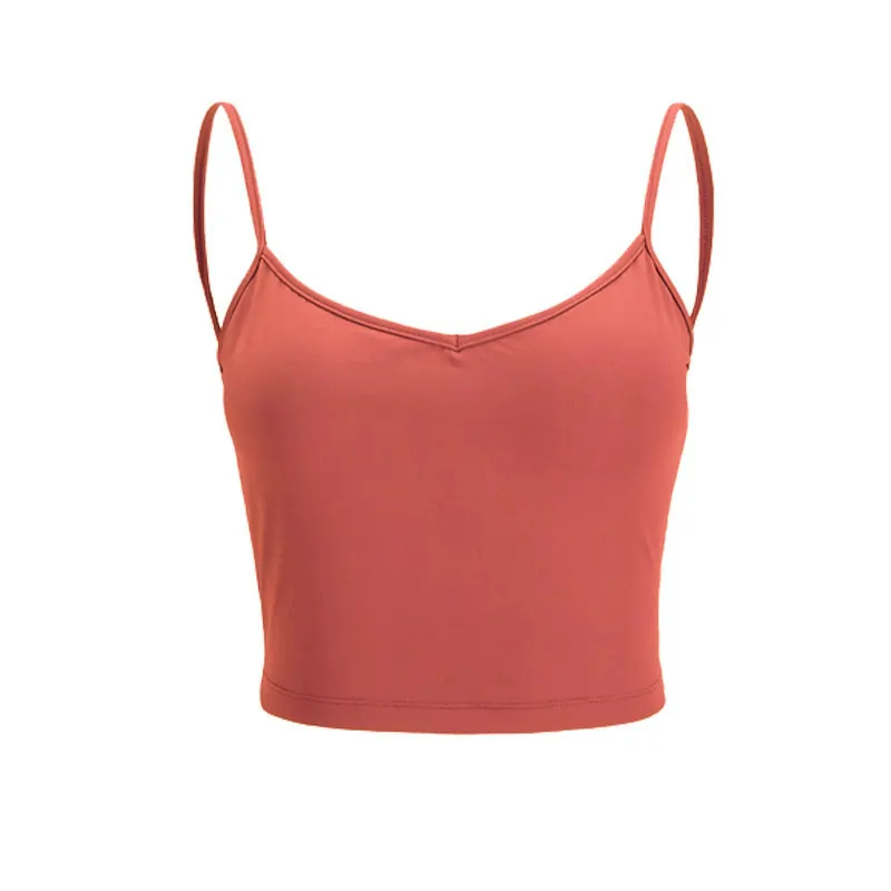 Crisscross Back Sports Bra: Enhanced Support with Sweat-Wicking Fabric for Yoga & Training - 图片 4