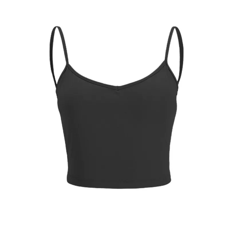 Crisscross Back Sports Bra: Enhanced Support with Sweat-Wicking Fabric for Yoga & Training - 图片 2