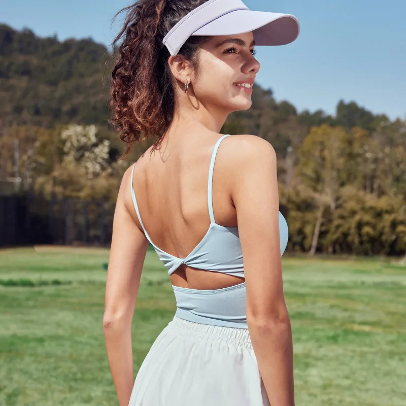 Cool-Touch UPF Sun Top: Built-in Support with a Sleek, Strappy Back for Outdoor Yoga & Beach - 图片 7