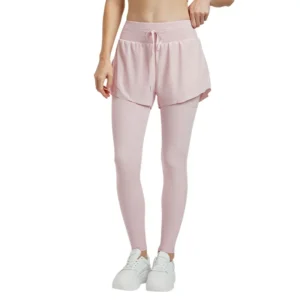 wholesale light pink shorts with drawstring waist