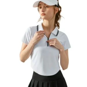Cross-Border Favorite: Minimalist Polo Tee with Quick-Dry Comfort
