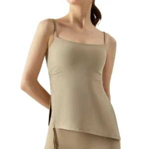 The All-in-One Top: Secure Padding with Flattering Pleated Design