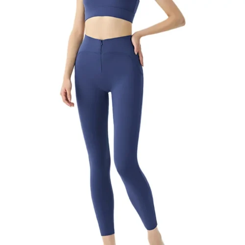 wholesale navy blue sculpting fitness leggings