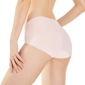 wholesale high-waisted panties in light pink