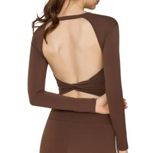 Cold Weather Fitness Top: Lightly Lined for Studio-to-Street Wear