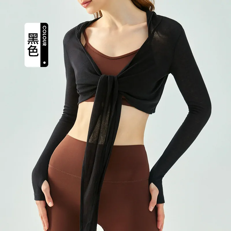 Hooded Duster Wrap: A Tie-Front Layer with a Relaxed, Draped Silhouette - 图片 6