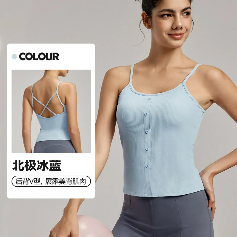 The Sleek Strappy Bra Top: Lightly Lined with a Crisscross Back for Pilates & Elevated Style - 图片 2