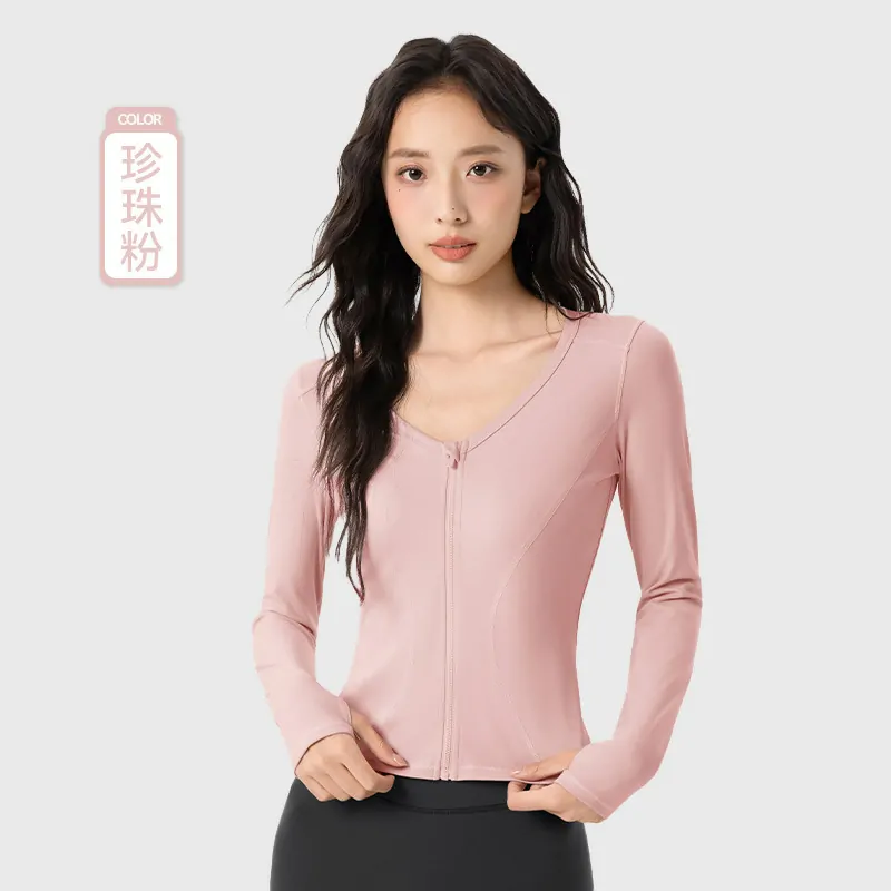 V-Front Zip Layer: A Second-Skin Cover-Up with a Sculpting Fit for Reformer & Mat - 图片 4