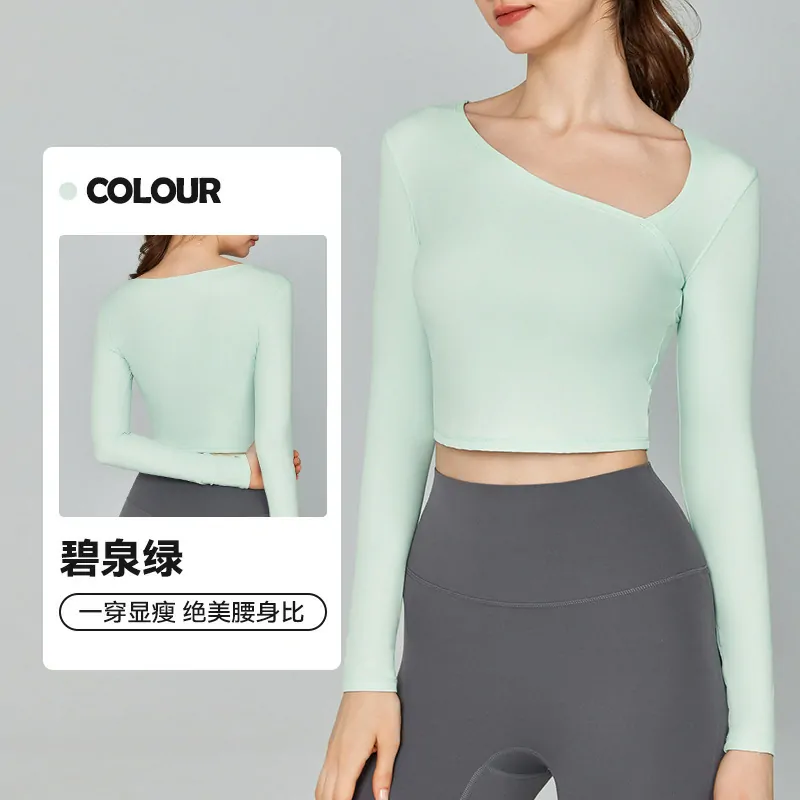 The Elevated Basics Layer: Long Sleeve Top with a Relaxed, Slanted Neck for Effortless Style - 图片 2