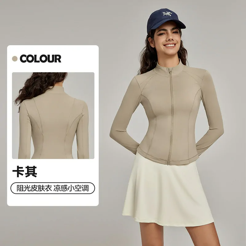 Knit-in Cooling Sun Shield: UPF 50+ Slim-Fit Jacket with Modern Stand Collar - 图片 5