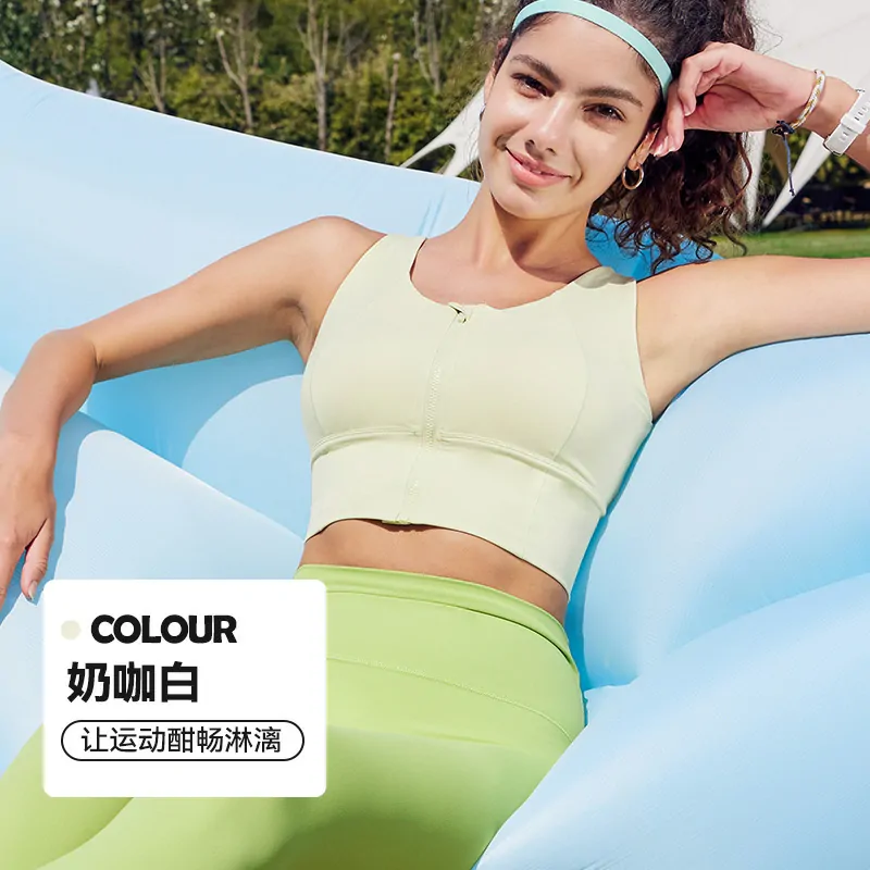 High-Impact Zip-Front Bra: Second-Skin Feel with Sweat-Wicking Support for Running & HIIT - 图片 5