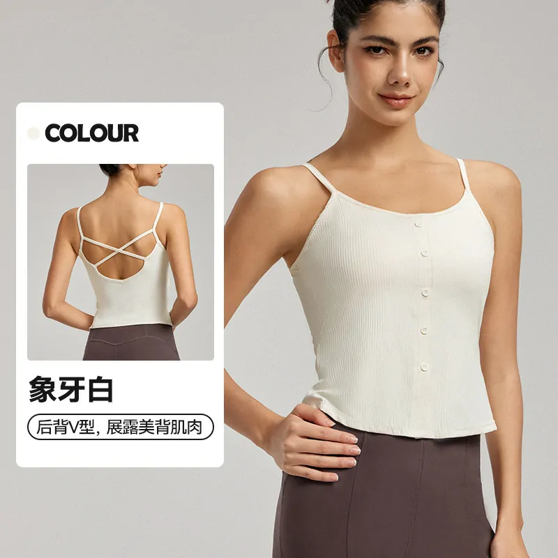 The Sleek Strappy Bra Top: Lightly Lined with a Crisscross Back for Pilates & Elevated Style - 图片 5