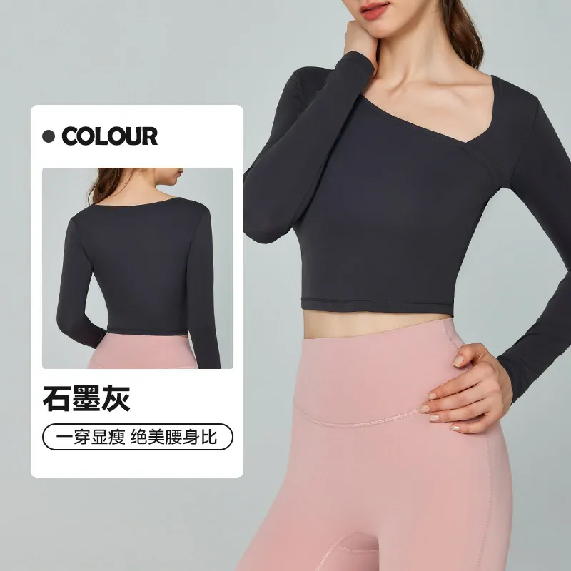 wholesale black short sleeve oversized T-shirt with round neck and right side drawstring hem detail