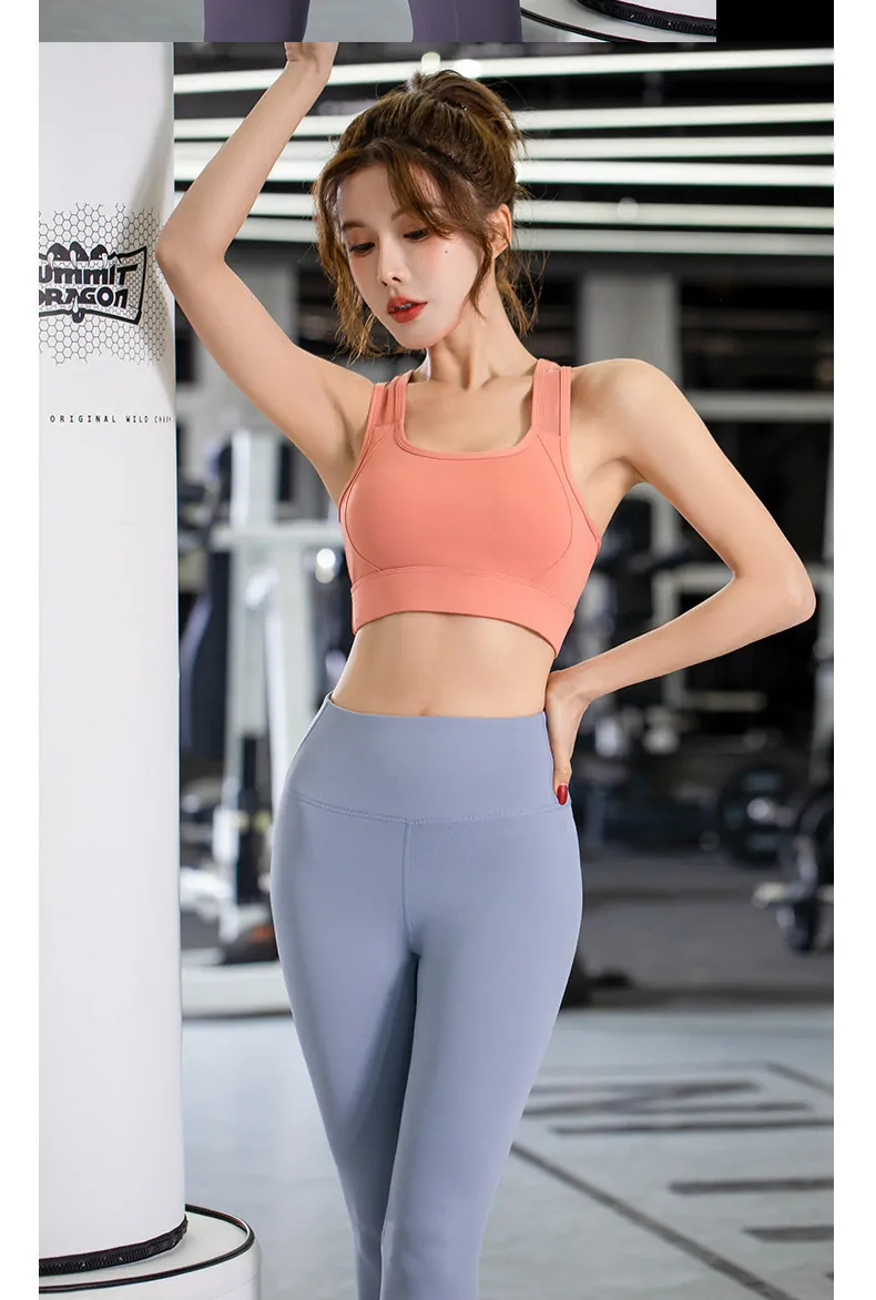 Medium-Support 2-Piece Workout Set - High Waisted Booty Lifting Leggings for Yoga & Gym - 图片 4